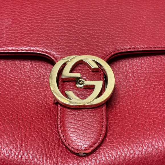 GUCCI AUTHENTIC Interlocking G Satchel - Picture 6 of 16